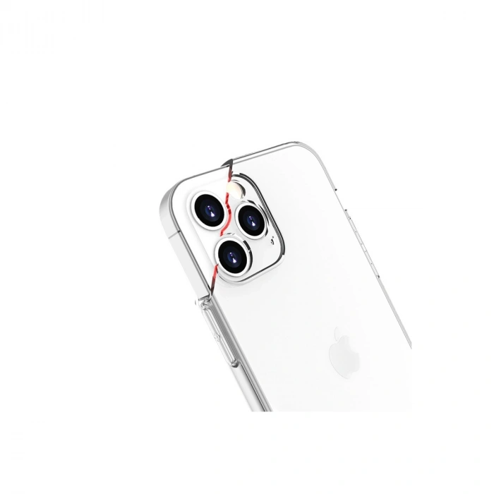 Apple İphone 13 Pro Max Kılıf Lüx Şeffaf Silikon