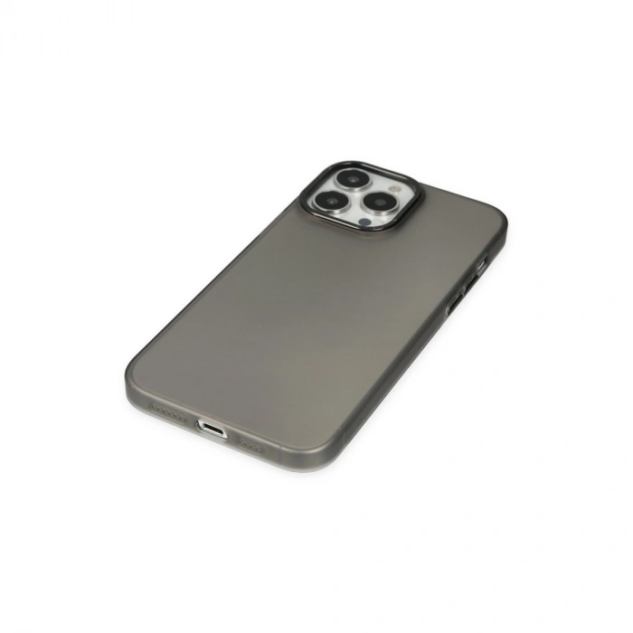Apple İphone 13 Pro Max Kılıf Modos Metal Kapak - Siyah