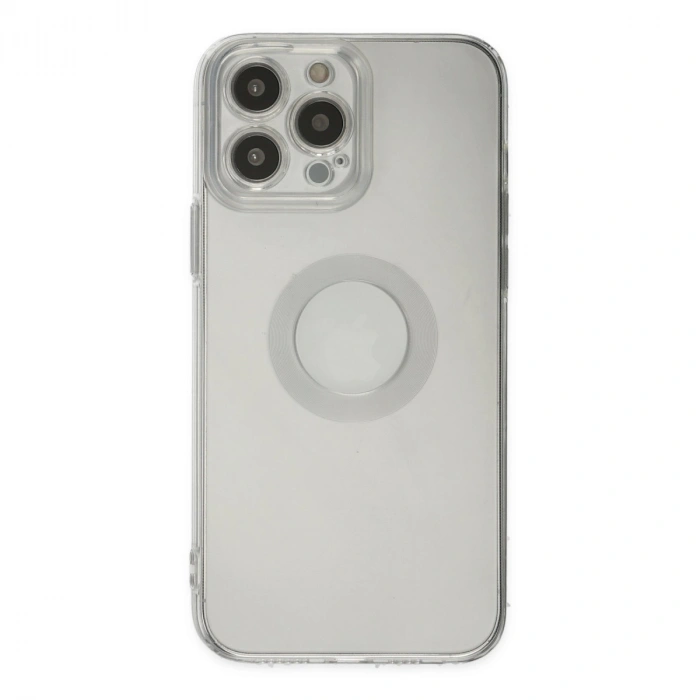 Apple İphone 13 Pro Max Kılıf Santa Lens Silikon - Şeffaf