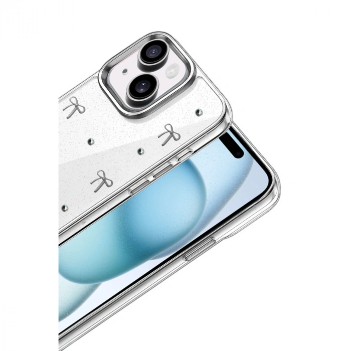 Apple İphone 14 Fiyonk Desenli Kapak - Desen 5