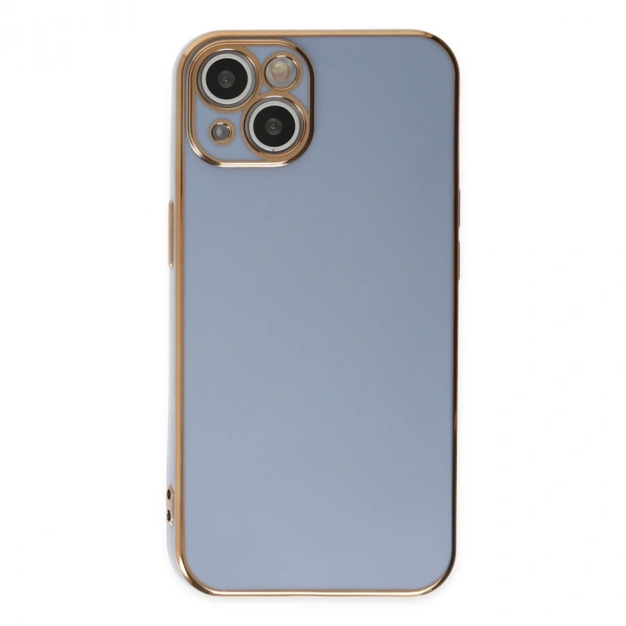 Apple İphone 14 Kılıf Volet Silikon - Mavi