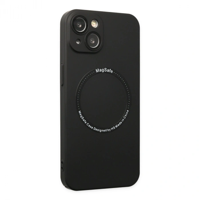 Apple İphone 14 Plus Kılıf Jack Magneticsafe Lens Silikon - Siyah