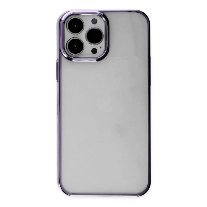 Apple İphone 14 Pro Kılıf Element Silikon - Mor