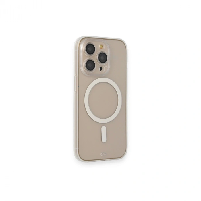 Apple İphone 14 Pro Kılıf Grand Magneticsafe Kapak - Şeffaf