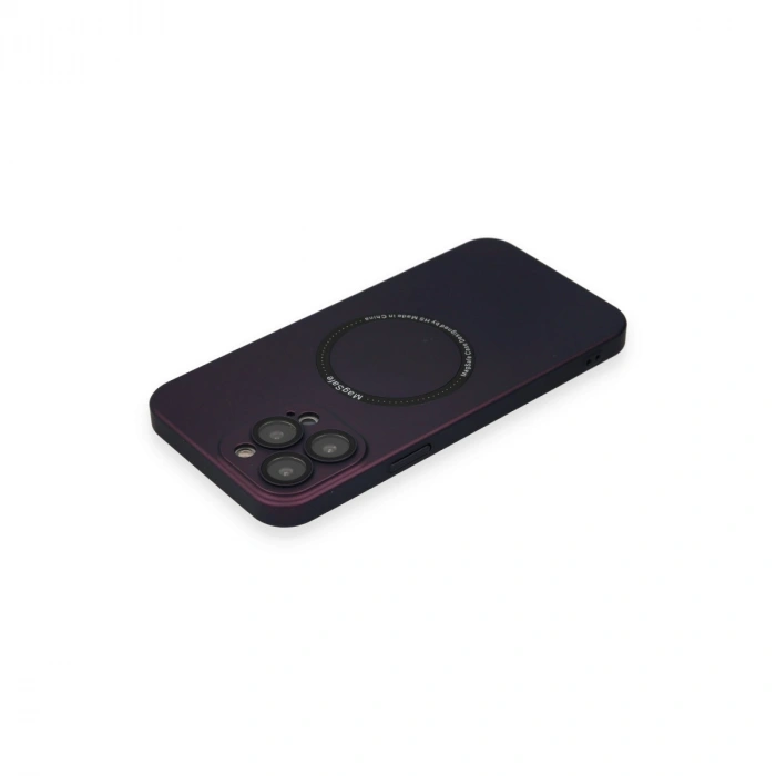 Apple İphone 14 Pro Kılıf Jack Magneticsafe Lens Silikon - Mürdüm