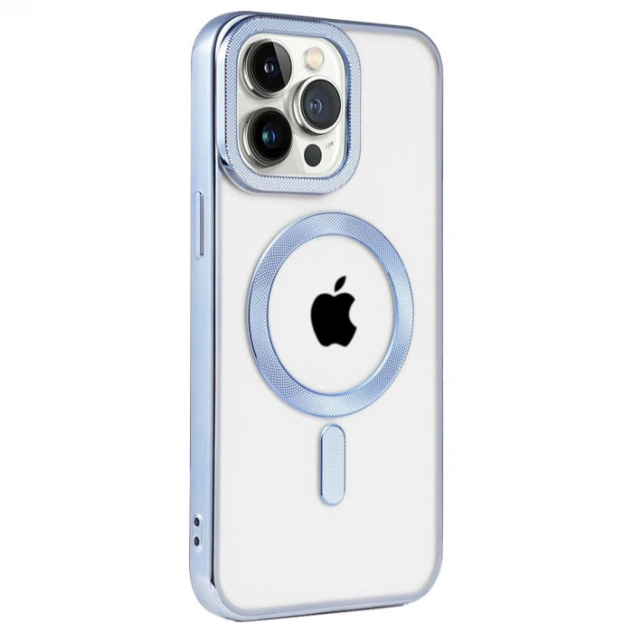 Apple İphone 14 Pro Kılıf Kronos Magsafe Kapak - Sierra Blue