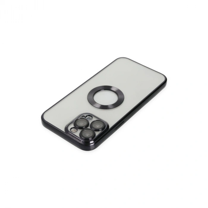 Apple İphone 14 Pro Kılıf Slot Silikon - Siyah