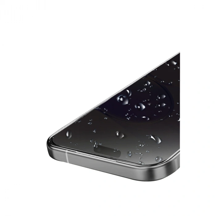 Apple İphone 14 Pro Max Bilvis 5in1 5d Magic Hayalet Cam Ekran Koruyucu - Siyah
