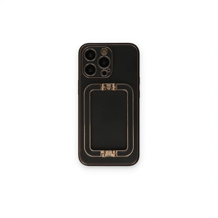 Apple İphone 14 Pro Max Kılıf Coco Elit Kapak - Siyah
