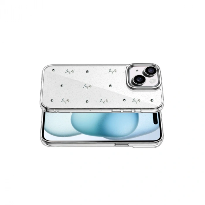 Apple İphone 15 Fiyonk Desenli Kapak - Desen 4