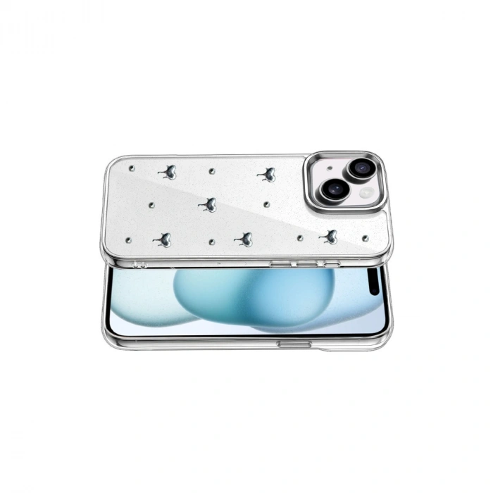 Apple İphone 15 Plus Fiyonk Desenli Kapak - Desen 1