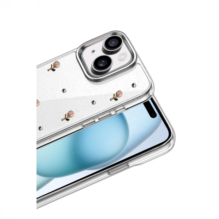 Apple İphone 15 Plus Fiyonk Desenli Kapak - Desen 6