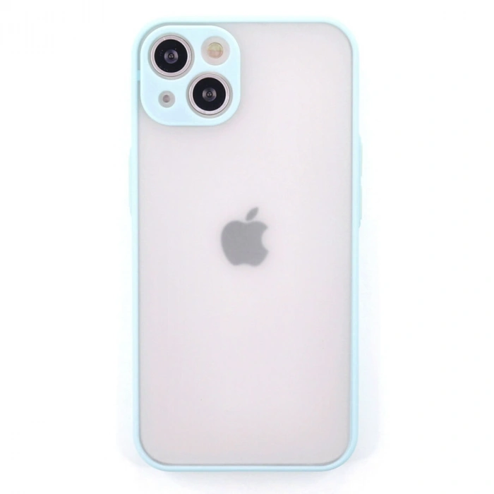 Apple İphone 15 Plus Kılıf Montreal Silikon Kapak - Turkuaz