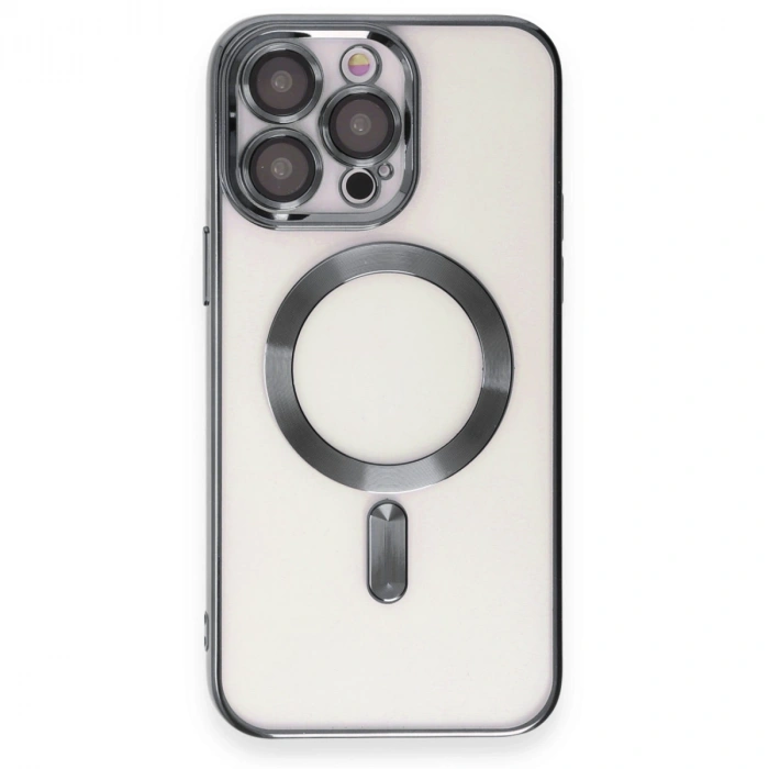 Apple İphone 15 Pro Kılıf Kross Magneticsafe Kapak - Titan Gri