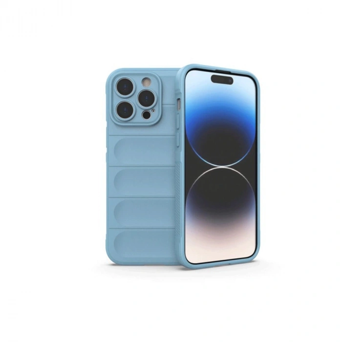 Apple İphone 15 Pro Max Kılıf Optimum Silikon - Sky Blue