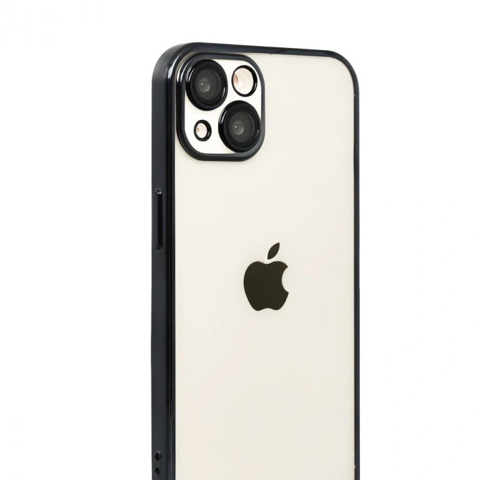 Apple İphone 15 Razer Lensli Silikon - Siyah