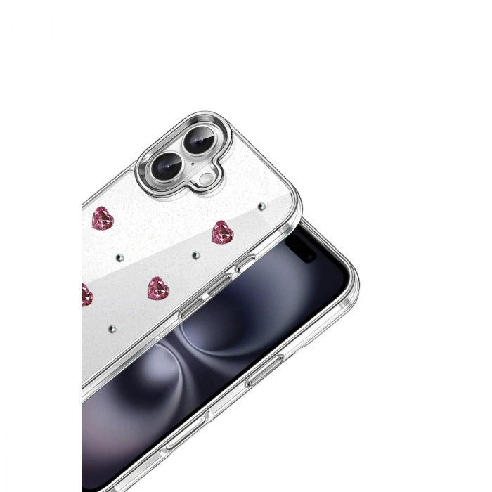 Apple İphone 16 Plus Fiyonk Desenli Kapak - Desen 3