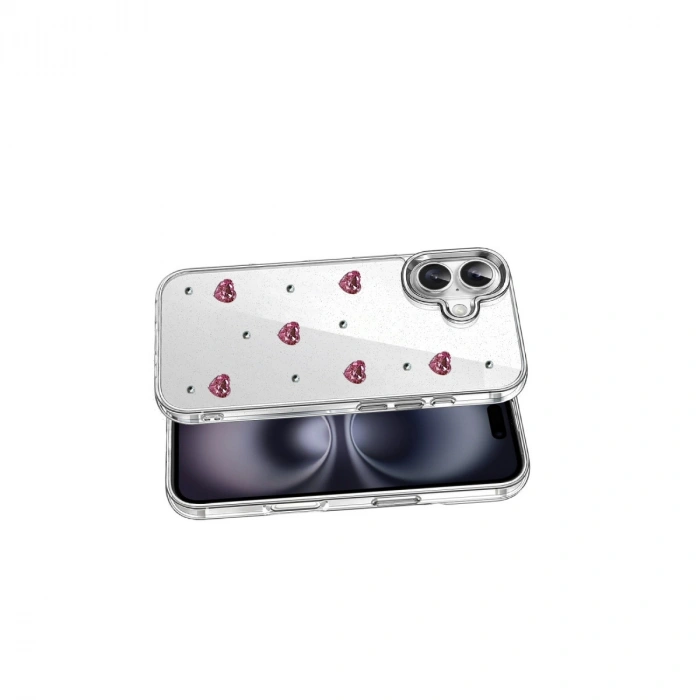 Apple İphone 16 Plus Fiyonk Desenli Kapak - Desen 3