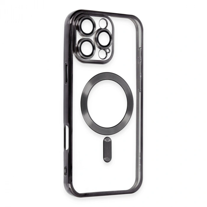 Apple İphone 16 Pro Kılıf Kross Magneticsafe Kapak - Siyah