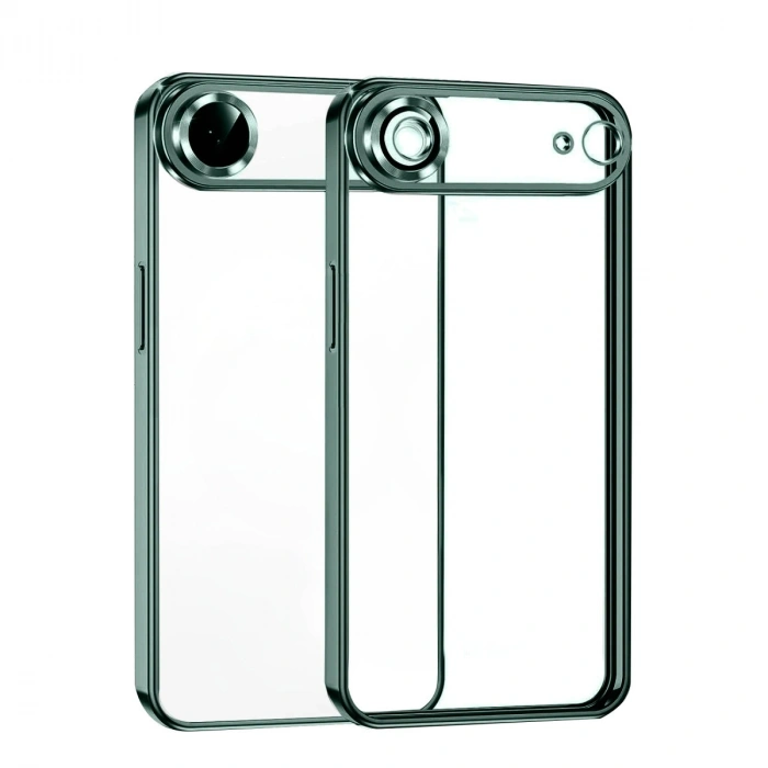 Apple İphone 17 Air Razer Lensli Silikon - Yeşil