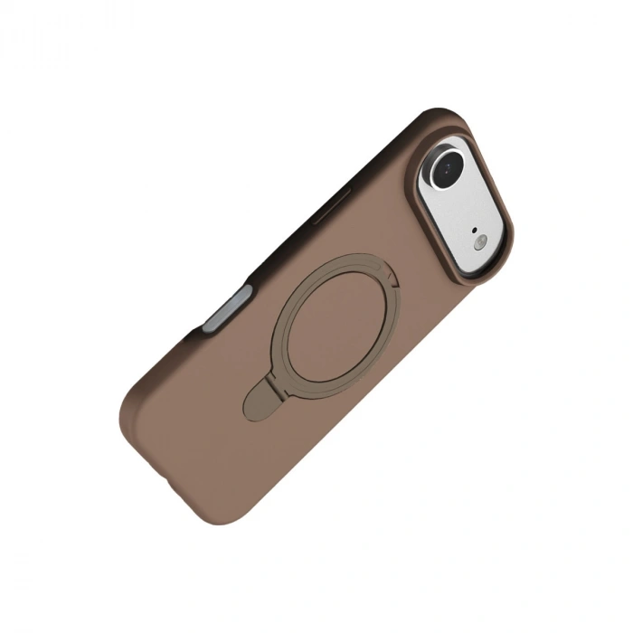 Apple İphone 17 Air Regal Magsafe Standlı Kapak - Çöl Titanyum