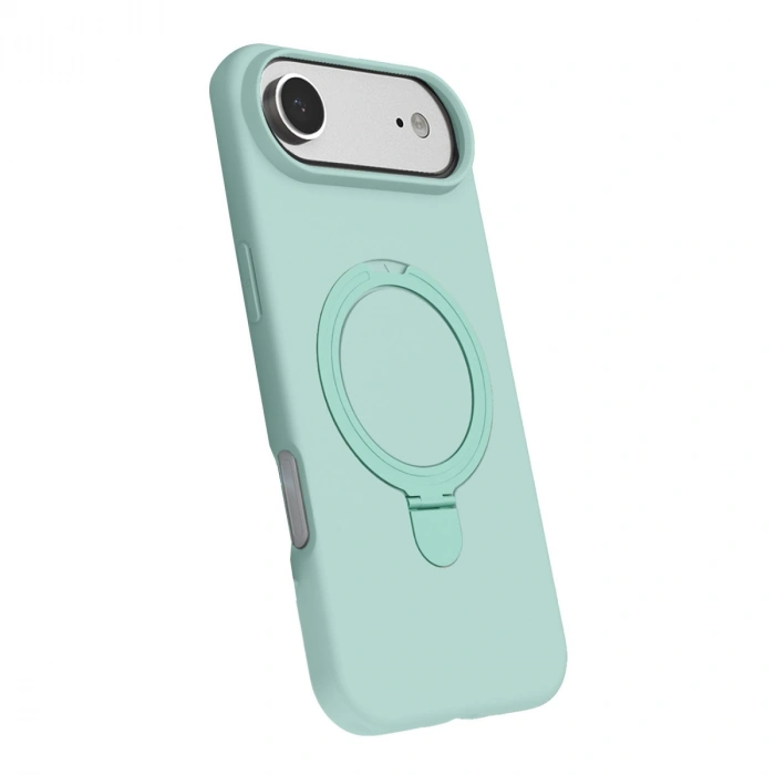 Apple İphone 17 Air Regal Magsafe Standlı Kapak - Su Yeşili