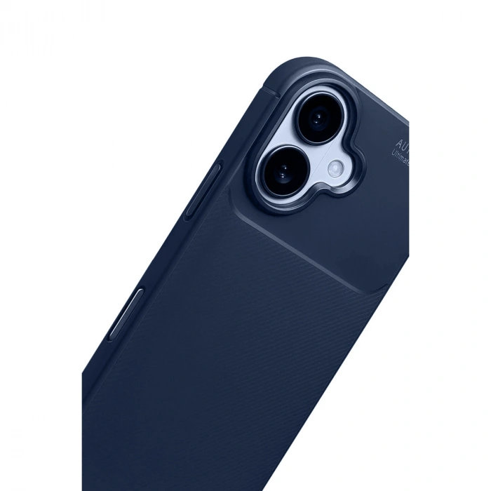 Apple İphone 17 Auto Focus Karbon Kapak - Lacivert