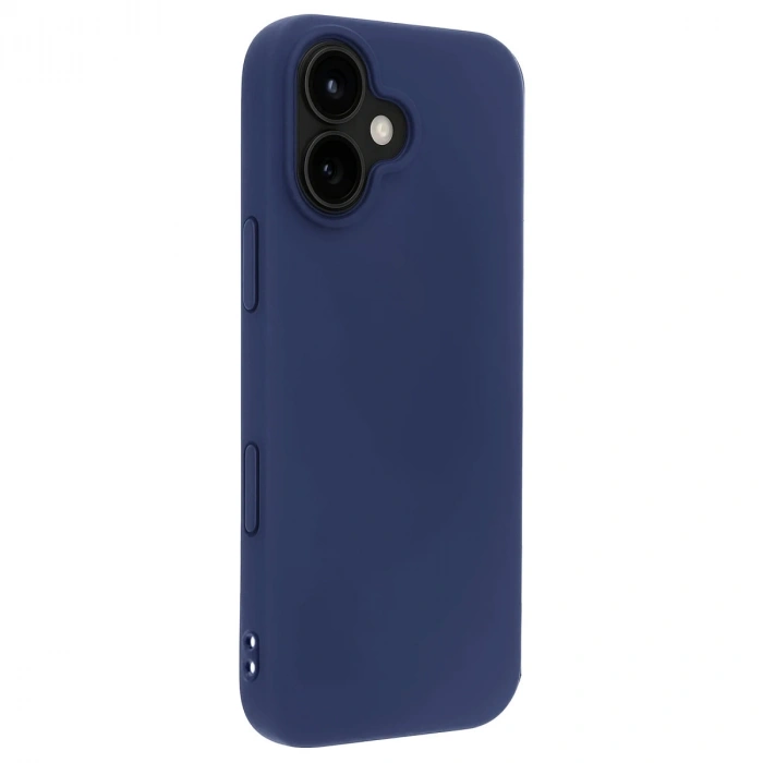 Apple İphone 17 Nano İçi Kadife Silikon - Lacivert