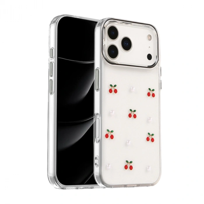 Apple İphone 17 Pro Fiyonk Desenli Kapak - Desen 9