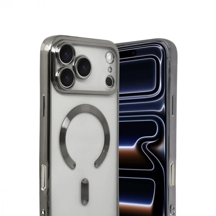 Apple İphone 17 Pro Kross Magneticsafe Kapak - Titan Gri