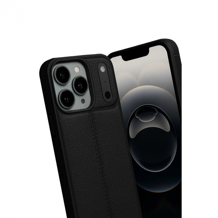 Apple İphone 17 Pro Max Auto Focus Kapak - Siyah