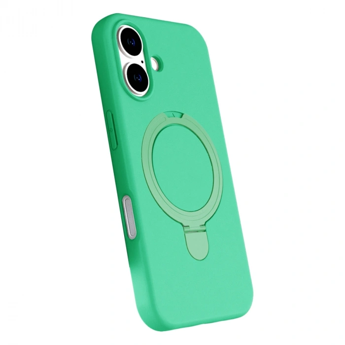 Apple İphone 17 Regal Magsafe Standlı Kapak - Yeşil