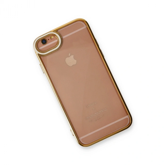 Apple İphone 6 Kılıf Liva Lens Silikon - Beyaz