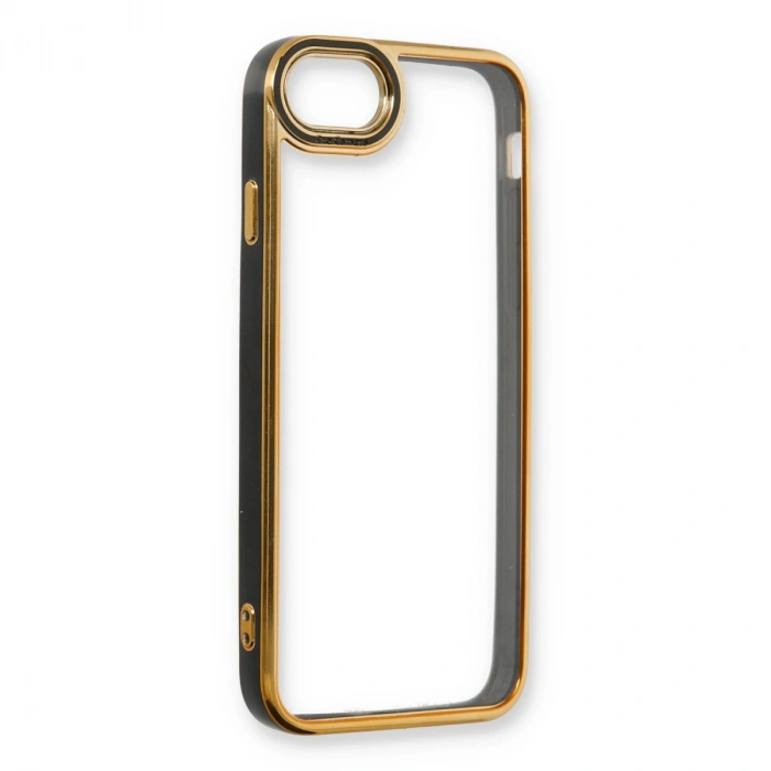 Apple İphone 6 Kılıf Liva Lens Silikon - Siyah