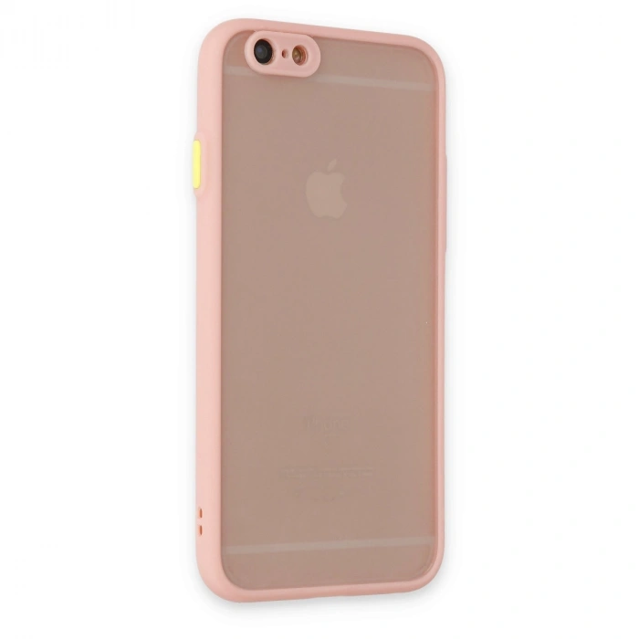 Apple İphone 6 Kılıf Montreal Silikon Kapak - Pembe