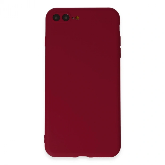 Apple İphone 7 Plus Kılıf First Silikon - Bordo