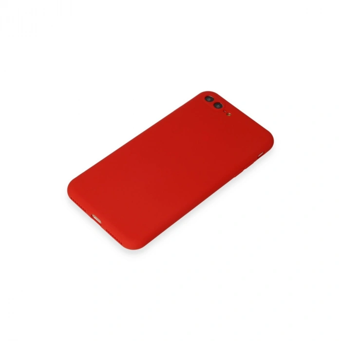 Apple İphone 7 Plus Kılıf First Silikon - Kırmızı