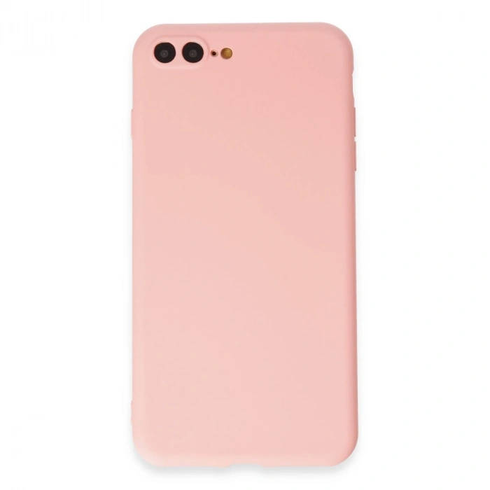 Apple İphone 7 Plus Kılıf First Silikon - Pudra