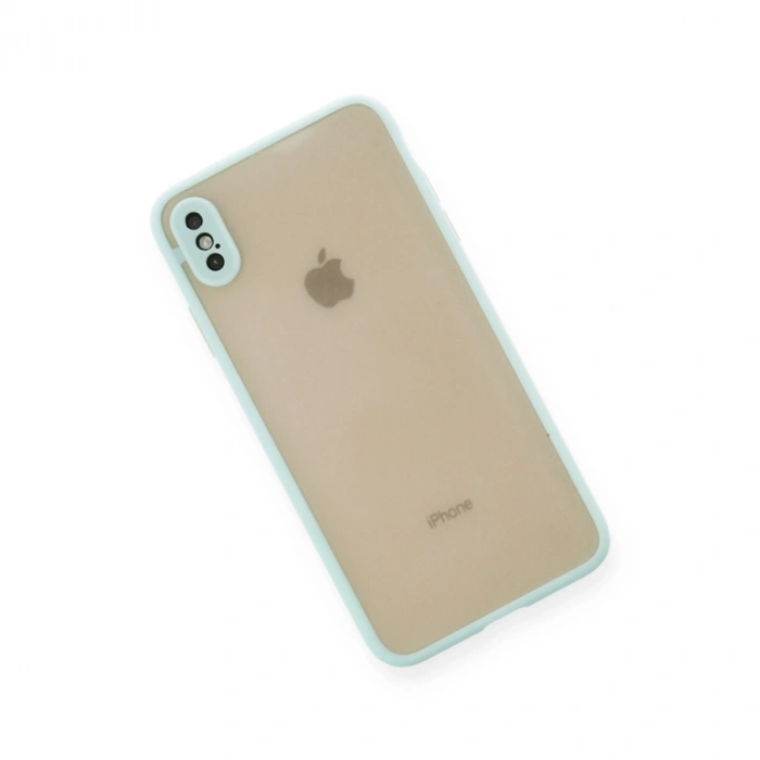 Apple İphone X Kılıf Montreal Silikon Kapak - Turkuaz