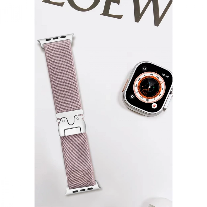 Apple Watch 42mm Forest Kumaş Kordon (saat Değildir) - Lila