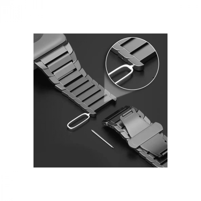 Apple Watch 42mm Kr413 Fine Steel Kordon (saat Değildir) - Gold