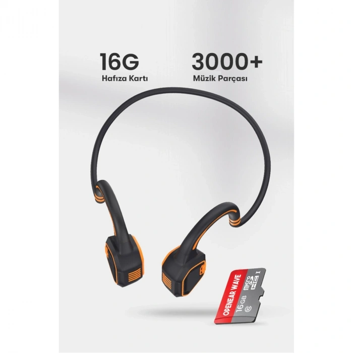As9 Suya Dayanıklı Bluetooth Kulaklık - Siyah
