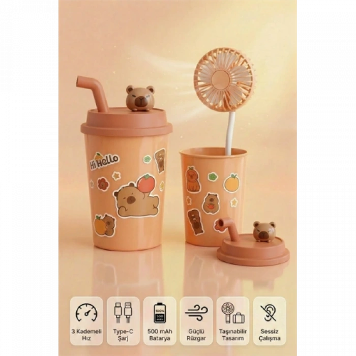 BARDAK MODEL MİNİ AYICIKLI FAN