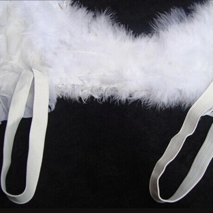 Beyaz Renkli Orta Boy Çocuk Melek Kanadı 30x45 Cm