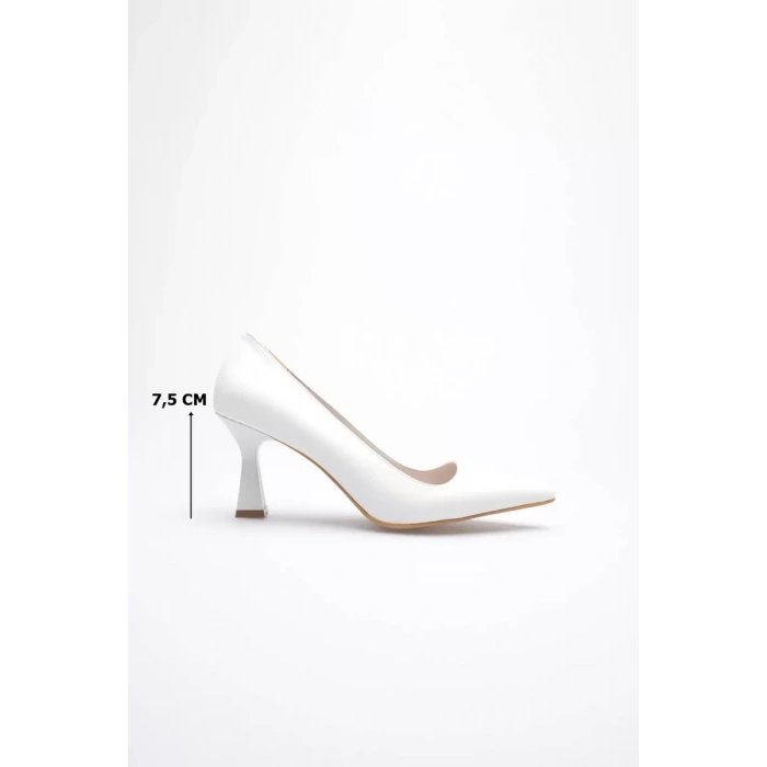 Beyaz Topuklu Kadın Stiletto TR20MS02B