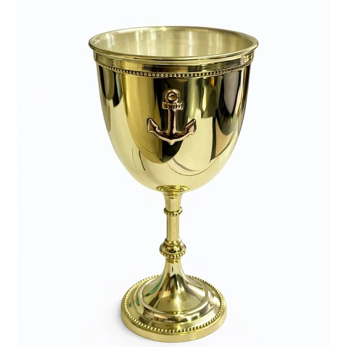 Çapalı Pirinç Kadeh Bardak 11016