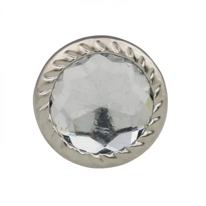 Dekoratif Parlak Taşlı Kabara Raptiye 17 Mm - 500