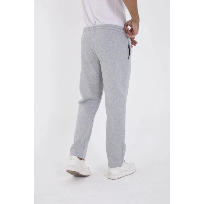 Erkek Üç İplik Basic Eşofman Pantolon - Gri