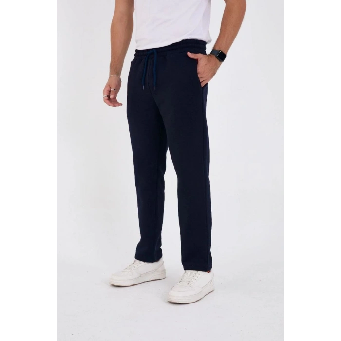 Erkek Üç İplik Basic Eşofman Pantolon - Lacivert