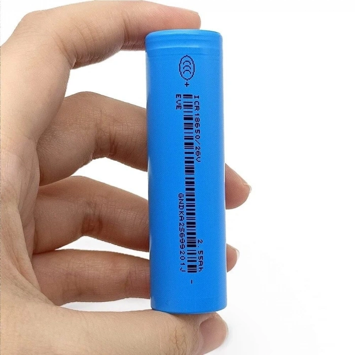 Eve 18650 3.7v 2550 Mah 26v Lityum Şarj Edilebilir Pil